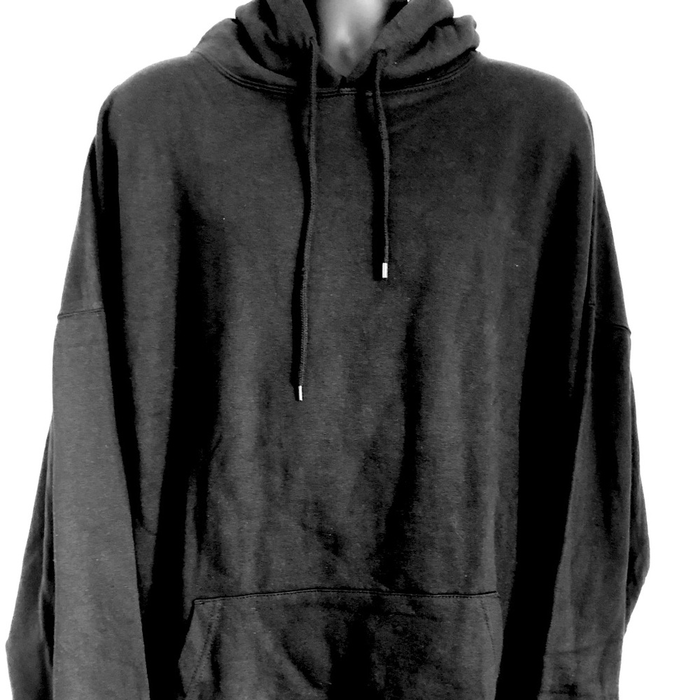 5XL HEAVYWEIGHT BLACK HOODIE